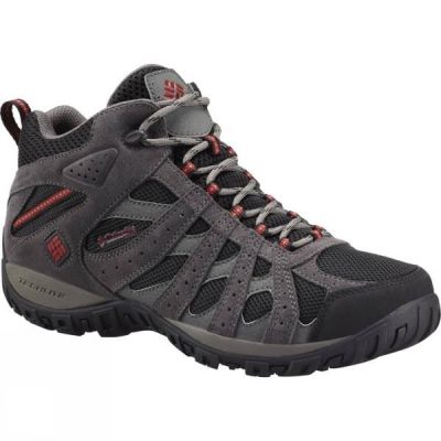 Botas Trekking Columbia Redmond Mid Waterproof Hombre Gris Oscuro - Chile FCG948325